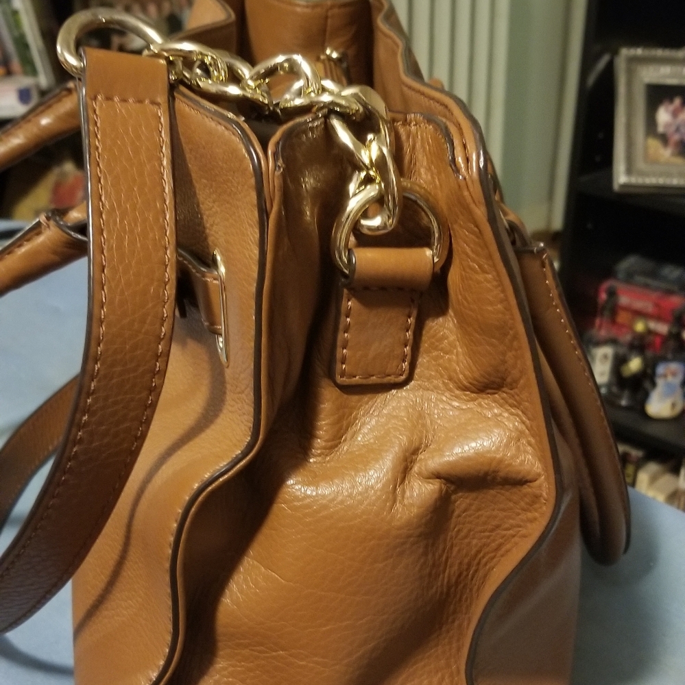 EUC Vintage Michael Kors Pebbled Leather Hamilton Satchel - Picture 6 of 16